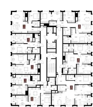 1-к квартира, вторичка, 36м2, 14/15 этаж