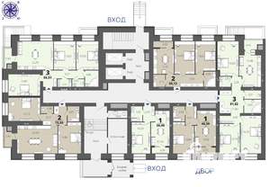 3-к квартира, строящийся дом, 92м2, 1/16 этаж