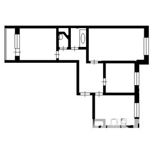 3-к квартира, вторичка, 66м2, 5/9 этаж