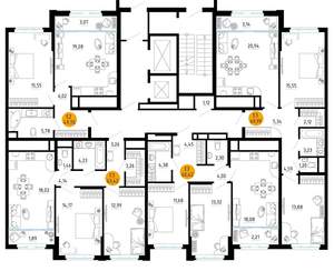 2-к квартира, вторичка, 63м2, 6/25 этаж