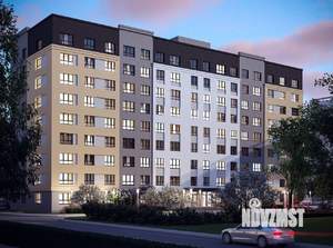 1-к квартира, строящийся дом, 39м2, 4/9 этаж