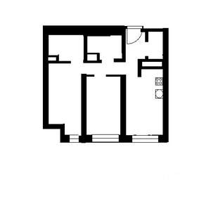 2-к квартира, вторичка, 54м2, 1/5 этаж