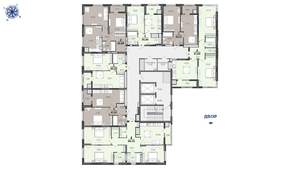 2-к квартира, вторичка, 53м2, 24/25 этаж