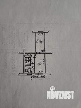 2-к квартира, вторичка, 46м2, 2/5 этаж