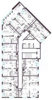 1-к квартира, вторичка, 50м2, 2/19 этаж