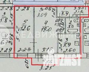 2-к квартира, вторичка, 44м2, 5/5 этаж