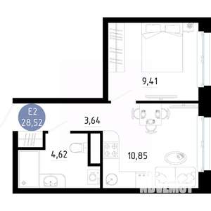 1-к квартира, вторичка, 29м2, 10/14 этаж