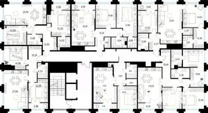 2-к квартира, вторичка, 79м2, 3/19 этаж