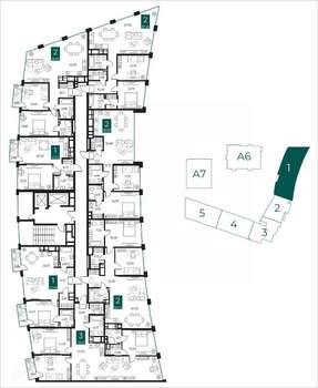 2-к квартира, вторичка, 84м2, 10/14 этаж