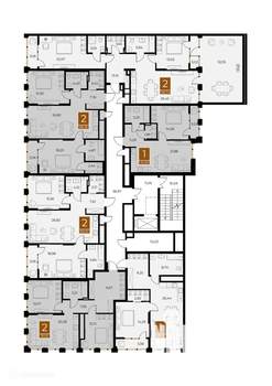 2-к квартира, вторичка, 86м2, 2/9 этаж