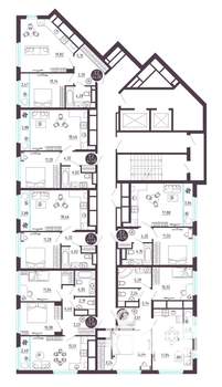 2-к квартира, вторичка, 53м2, 14/18 этаж