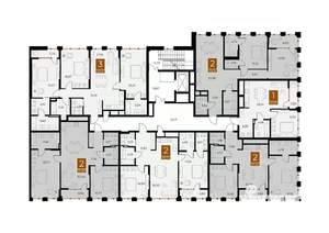 3-к квартира, вторичка, 123м2, 7/8 этаж