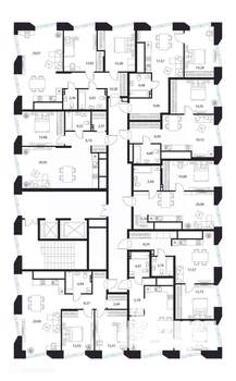 1-к квартира, вторичка, 46м2, 4/20 этаж