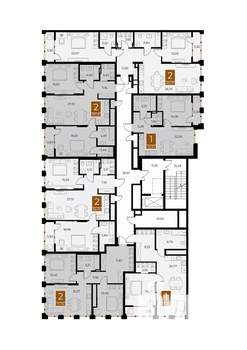 2-к квартира, вторичка, 87м2, 8/8 этаж