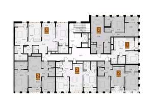 1-к квартира, вторичка, 50м2, 7/8 этаж