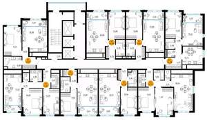 2-к квартира, вторичка, 64м2, 9/25 этаж