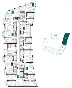 2-к квартира, вторичка, 84м2, 10/14 этаж