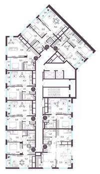 1-к квартира, вторичка, 42м2, 7/18 этаж