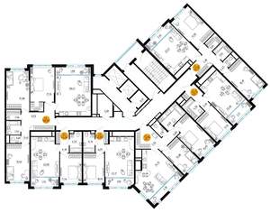 2-к квартира, вторичка, 75м2, 6/25 этаж