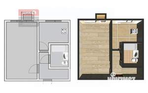 1-к квартира, вторичка, 29м2, 4/9 этаж