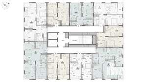 1-к квартира, вторичка, 45м2, 15/25 этаж