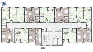 1-к квартира, вторичка, 32м2, 12/25 этаж