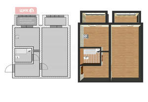 1-к квартира, вторичка, 36м2, 4/10 этаж