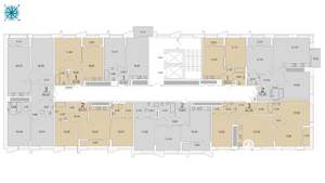 2-к квартира, вторичка, 72м2, 12/19 этаж