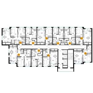 1-к квартира, вторичка, 39м2, 17/25 этаж