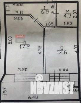 1-к квартира, вторичка, 48м2, 1/10 этаж