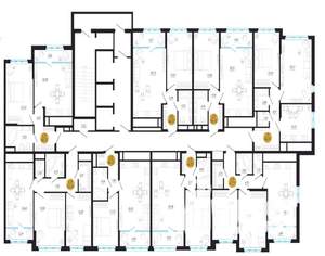 1-к квартира, вторичка, 47м2, 3/25 этаж