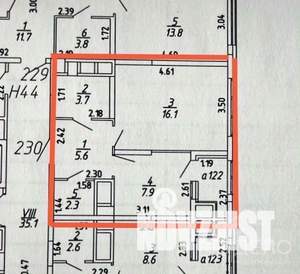 1-к квартира, вторичка, 36м2, 8/25 этаж
