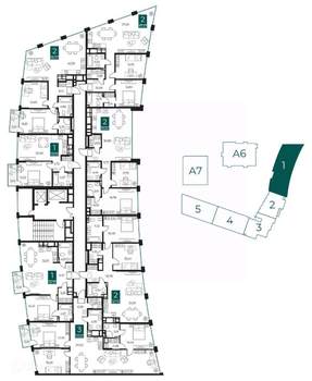 3-к квартира, вторичка, 119м2, 9/14 этаж