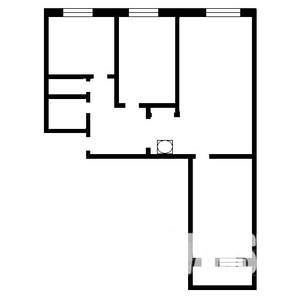 3-к квартира, вторичка, 66м2, 6/9 этаж