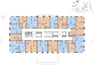 1-к квартира, вторичка, 30м2, 2/26 этаж