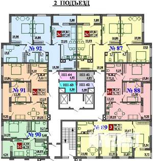 3-к квартира, строящийся дом, 103м2, 3/15 этаж
