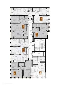 1-к квартира, вторичка, 66м2, 8/9 этаж